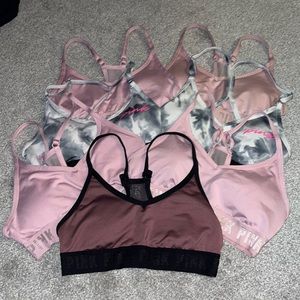 5 set vs PINK sports bras - all size xs